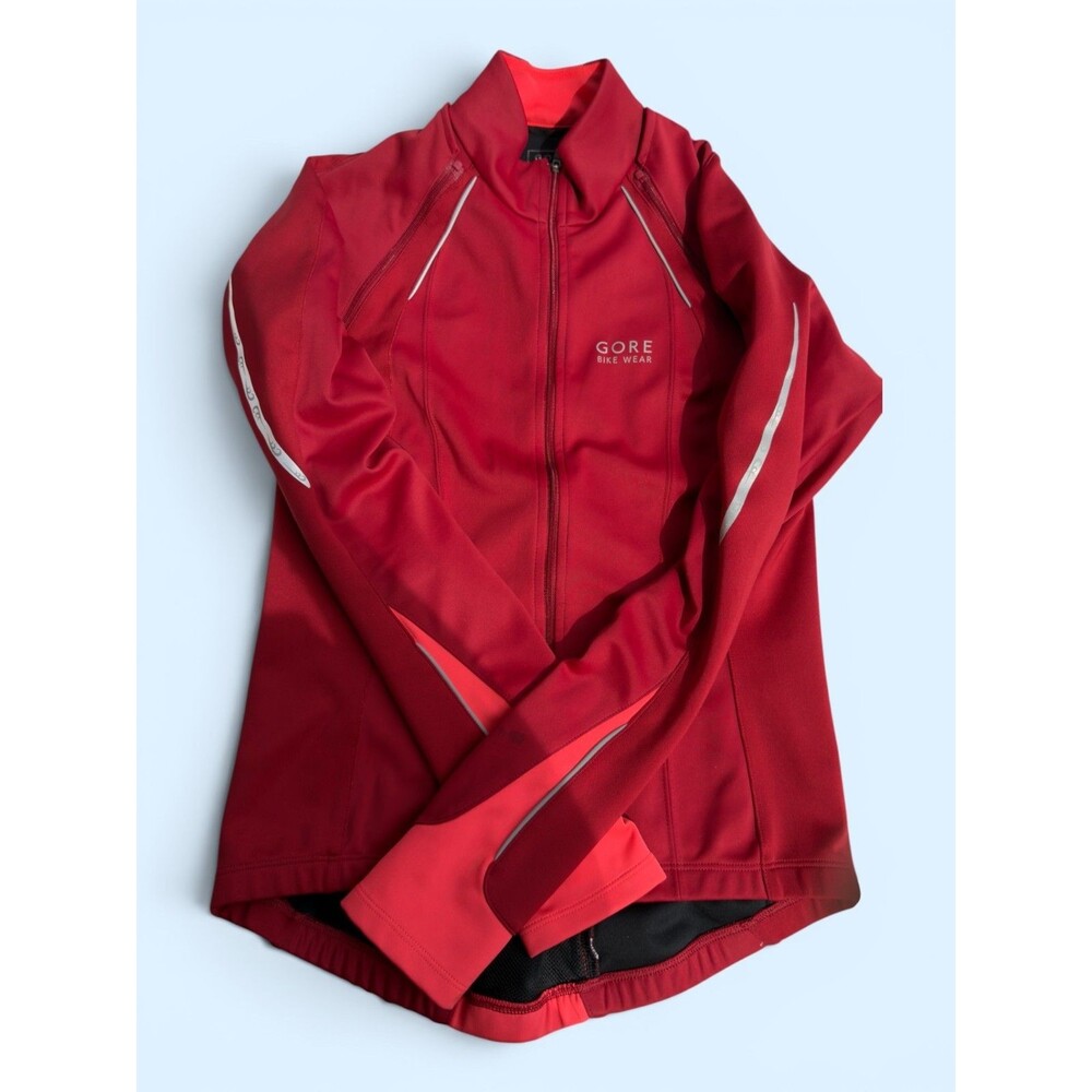 Gore Bike Wear Phantom 2.0 Windstopper Convertible Cycling Jacket S Red Pink